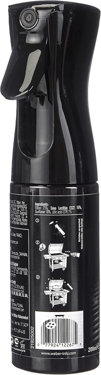 Weber 17889 Cast Iron Koruyucu Sprey 200 ml – Doğal Formüllü Döküm Demir Koruma Spreyi