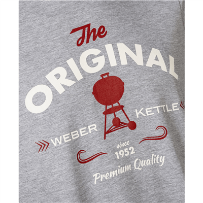 Weber 18318 T-Shirt The Original Grey Men L/XL
