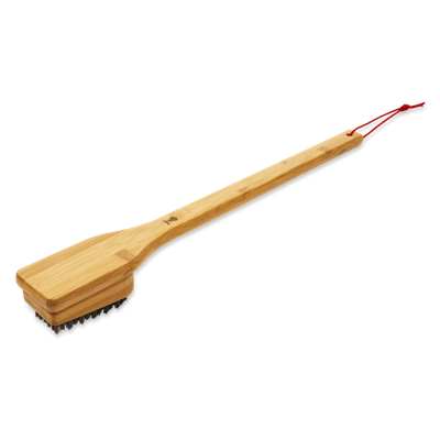 Weber 6276 18″ Bamboo Grill Brush – 18 İnç (46 cm) Bambu Saplı Izgara Fırçası (Paslanmaz Çelik Kıllar; Sıcak Temizlik)