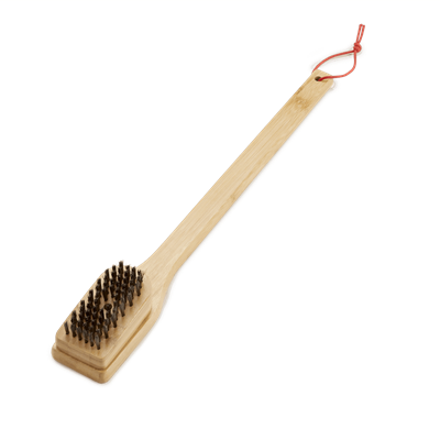 Weber 6276 18″ Bamboo Grill Brush – 18 İnç (46 cm) Bambu Saplı Izgara Fırçası (Paslanmaz Çelik Kıllar; Sıcak Temizlik)