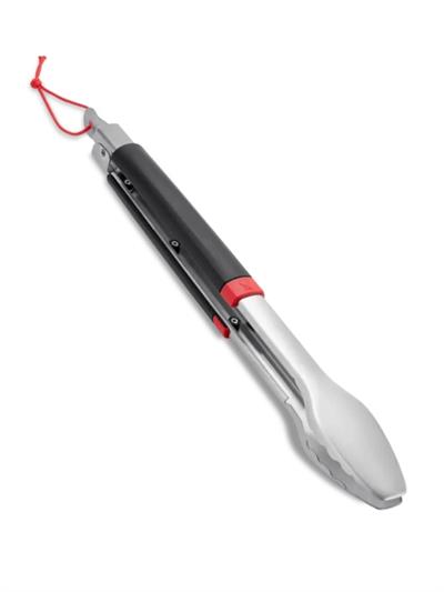 Weber 6317 Grill Tongs – Paslanmaz Çelik Uzun BBQ Maşası (40 cm; Kilitli Mekanizma; Dishwasher‑Safe)