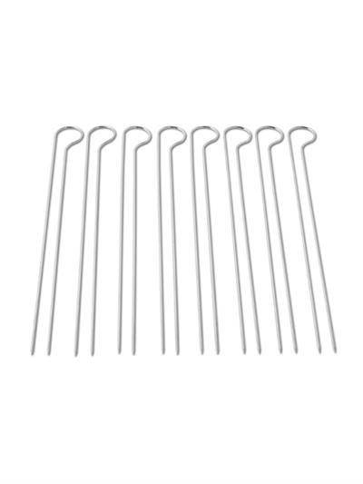 Weber 6320 Grill Skewers Set – 33 cm Çift Uçlu Şiş Seti (8 Parça; Paslanmaz Çelik)