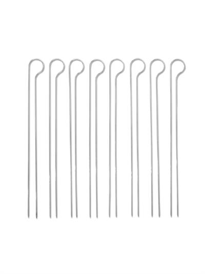 Weber 6320 Grill Skewers Set – 33 cm Çift Uçlu Şiş Seti (8 Parça; Paslanmaz Çelik)
