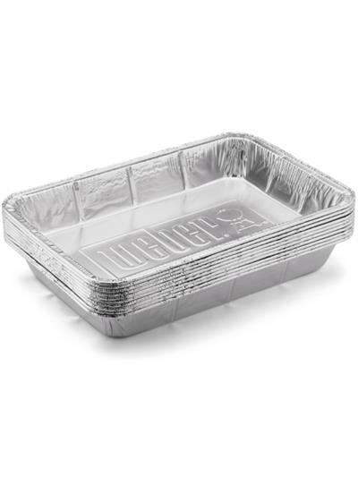 Weber 6416 10lu Alüminyum Damlama Tepsisi (Drip/Foil Pans) – Indirekt Pişirme için Uyumlu