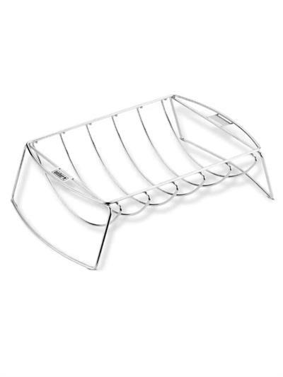 Weber 6469 Premium Grilling Rack – Izgara Rafı (Kaburga & Rosto Desteği; Q 300/3000 & 22″+ Kömürlü Uyumlu)