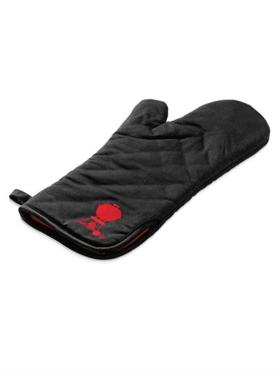 Weber 6472 Barbecue Mitt – Barbekü Eldiveni (100 % Pamuk, Isıya Dayanıklı Saten Astarlı; Ayarlanabilir Manşet)