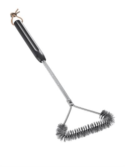 Weber 6493 21″ Three‑Sided Grill Brush – 3‑Köşeli Izgara Fırçası (Paslanmaz Çelik; Ergonomik Tutacak)