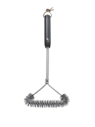 Weber 6493 21″ Three‑Sided Grill Brush – 3‑Köşeli Izgara Fırçası (Paslanmaz Çelik; Ergonomik Tutacak)