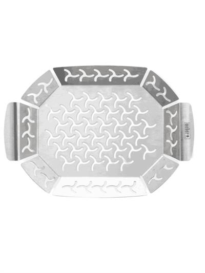 Weber 6677 Premium Small Grilling Basket – Mini Izgara Sepeti (Paslanmaz Çelik; 27 × 19 cm; Tüm Weber Izgaralar Uyumlu)