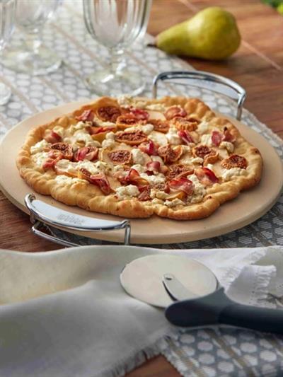 Weber 6690 Pizza Cutter – Paslanmaz Çelik Pizza Kesici (10 cm Bıçak; Kaymaz Kulp; Fırın & Izgara Uyumlu)