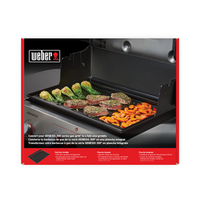 Weber 6792 Full Size Plancha – Genesis 400 Serisi İçin Düz Pişirme Yüzeyi