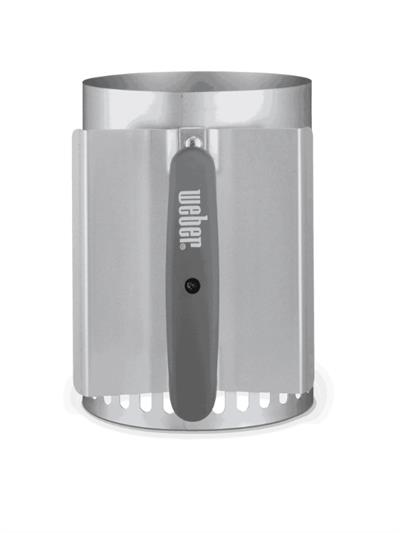 Weber 7447 Rapidfire Compact Chimney Starter – Küçük Kömür Başlatıcı (Hızlı ve Homojen Tutuş; 18″–26″ Weber Uyumlu)