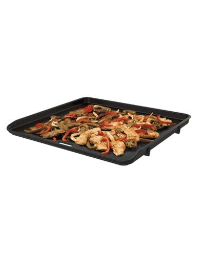 Weber CRAFTED Griddle – GBS Plancha Izgara Porcelain-Emaye Döküm | 40 cm × 41,5 cm Pişirme Alanı | GBS Uyumlu