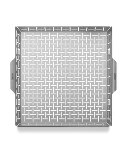Weber CRAFTED Grilling Basket 7683 – GBS Izgara Sepeti Paslanmaz Çelik | Sebze & Deniz Ürünleri İçin Delikli Sepet | GBS Uyumlu