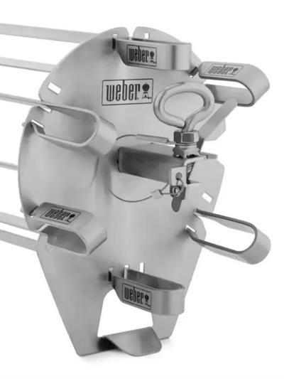 Weber CRAFTED Rotisserie Skewer Set 7685 – Gourmet BBQ System Paslanmaz Çelik | 6 Adet 40,64 cm Şiş | Bulaşık Makinesinde Yıkanabilir