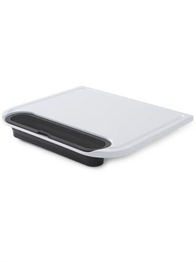 Weber Cutting Board with Catch Bin 7032 Çok Amaçlı Kesme Tahtası | Entegre Toplama Kutusu | Izgara Yan Sehpası Uyumlu