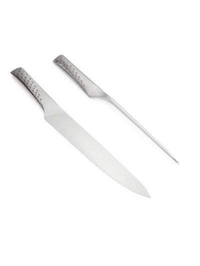 Weber Deluxe Carving Set 17074 – Et Bıçağı & Çatalı Paslanmaz Çelik | Ergonomik Saplar | Bıçakta Keskin Dişler