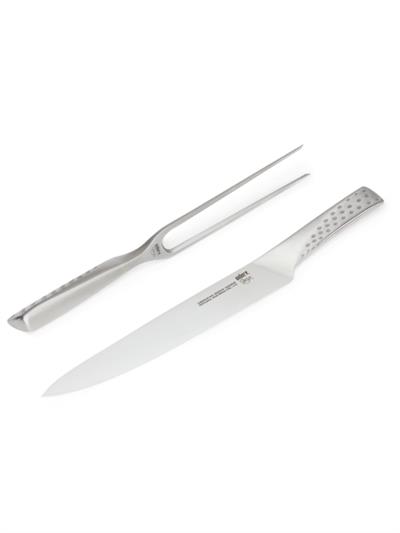 Weber Deluxe Carving Set 17074 – Et Bıçağı & Çatalı Paslanmaz Çelik | Ergonomik Saplar | Bıçakta Keskin Dişler