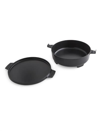 Weber Dutch Oven Duo GBS – Döküm Tencere Seti Çift Fonksiyonlu Kapak / Tava | 6,8 L Kapasite | Emaye Kaplı