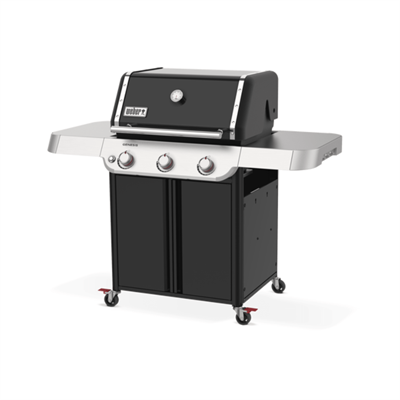 Weber Genesis® E-315 Siyah Gazlı Barbekü – 3 Brülör, Geniş Pişirme Alanı