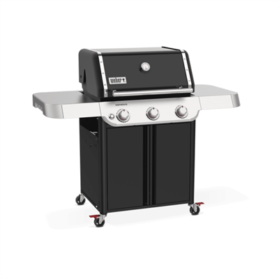 Weber Genesis® E-315 Siyah Gazlı Barbekü – 3 Brülör, Geniş Pişirme Alanı