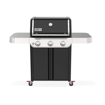 Weber Genesis® E-315 Siyah Gazlı Barbekü – 3 Brülör, Geniş Pişirme Alanı