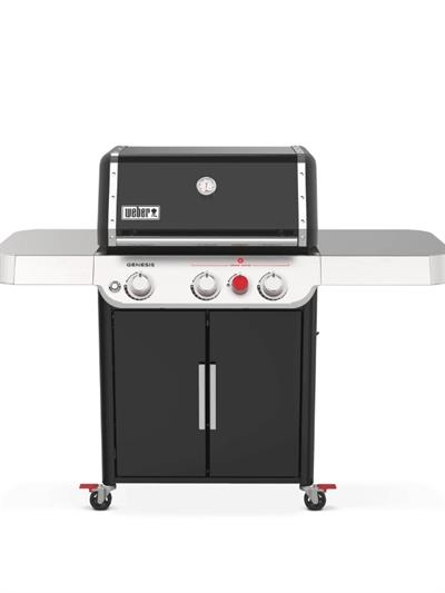 Weber Genesis® E-325s Siyah Gazlı Barbekü — 3 Brülör | XL Sear Zone | Side Shelves