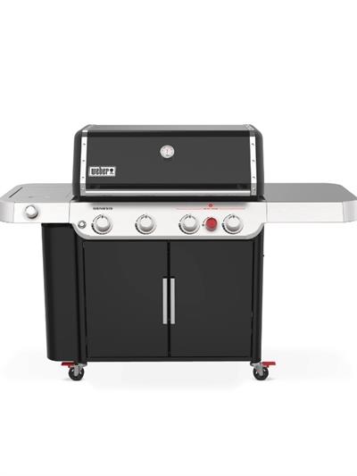 Weber Genesis® E-435 Siyah Gazlı Barbekü – 4 Brülör + Ekstra Large Sear Zone + Side Burner