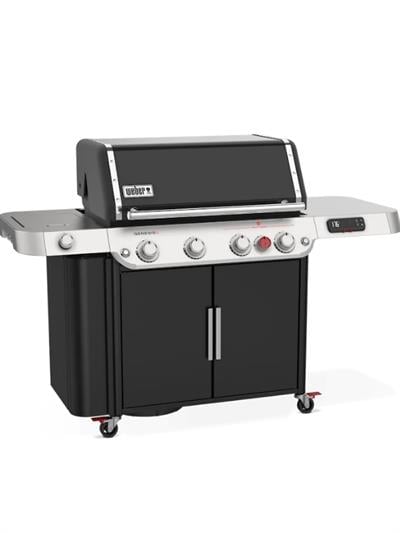 Weber Genesis Smart EPX-435 Siyah Gazlı Barbekü – 4 Brülör + Sear Zone + Side Burner + Weber Connect