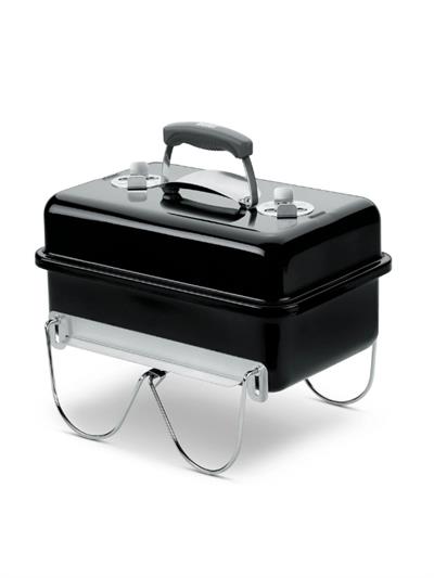 Weber Go-Anywhere Charcoal – Portatif Dikdörtgen Kompakt 42 × 26 cm Izgara | Kilitli Kapak | 6 kg Taşıma Ağırlığı