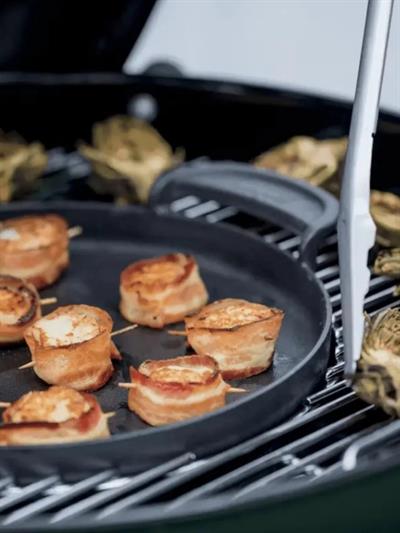 Weber Gourmet BBQ System Griddle 7421 Porcelain-enameled Cast Iron | Çok Yüzeyli Plancha | GBS™ Uyumlu