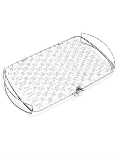 Weber Grilling Basket 6471 – Large Vegetable & Seafood Basket Büyük Sebze ve Deniz Ürünleri Pişirme Sepeti Paslanmaz Çelik Tel | Derin Sepet Tasarımı | Çok Yönlü Pişirme