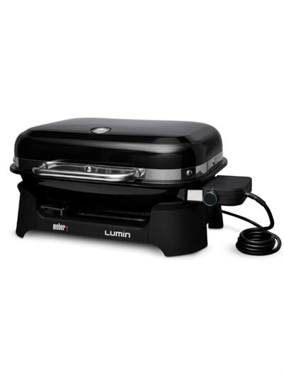 Weber Lumin™  Elektrikli Izgara – 1 500 W | 315 °C Sear | Smoke-Steam-Keep Warm