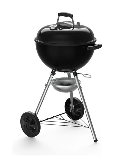 Weber Original Kettle E-4710 – Parlak Siyah Emaye Emayeli Kazan | One-Touch™ Temizlik | Kompakt 47 cm Çap