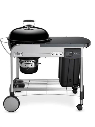 Weber Performer Deluxe GBS 57 cm Kömürlü Barbekü – Touch-N-Go Gaz Ateşleme | Katlanabilir Kova