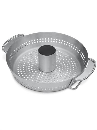 Weber Poultry Roaster 8838 – Tavuk Kızartma GBS™ Çok Amaçlı Tava Paslanmaz Çelik | 2si 1 Arada Tasarım | GBS™ Uyumlu
