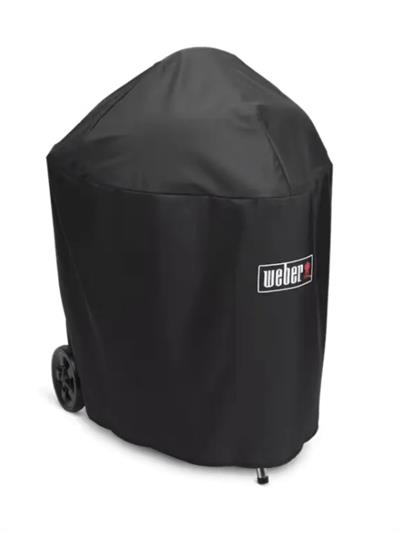 Weber Premium Barbecue Cover 3400231 – Master-Touch 67 cm Kömürlü Barbekü Su Geçirmez Polyester | UV Korumalı | Cırtlı Sabitleme Kayışları