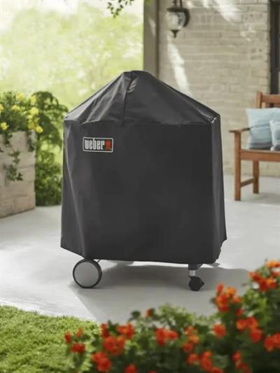 Weber Premium Barbecue Cover 7145 – Performer 57 cm Kömürlü Barbekü Su Geçirmez Polyester | UV Korumalı | Cırtlı Sabitleme Kayışı