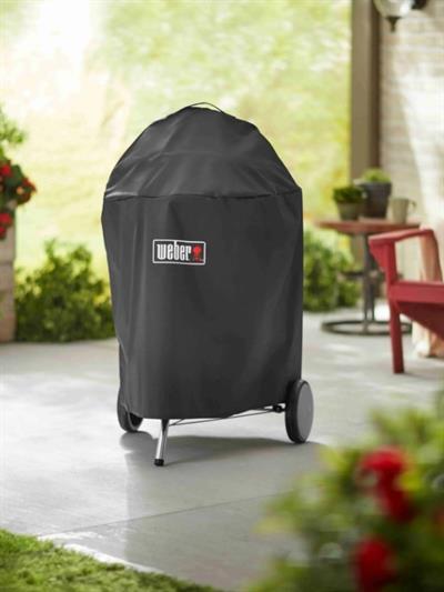 Weber Premium Barbecue Cover 7143 – 57 cm Kömürlü Barbekü Su Geçirmez Polyester | UV Korumalı | Cırtlı Sabitleme Kayışları