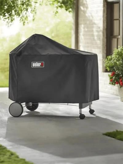 Weber Premium Barbecue Cover 7146 – Performer Premium & Deluxe 57 cm Su Geçirmez Polyester | UV Korumalı | Cırtlı Rüzgâr Kayışları