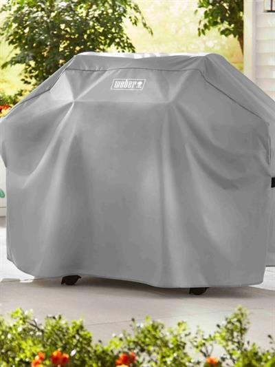 Weber Premium Barbecue Cover 7179 – Evrensel Gaz Barbekü Kılıfı Su Geçirmez Polyester | UV Korumalı | Cırtlı Sabitleme Kayışları