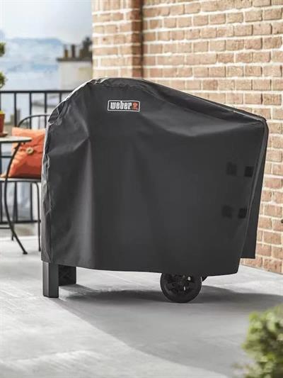 Weber Premium Grill Cover – Pulse 2000 Tekerlekli Elektrikli Izgara için Premium Koruyucu Kapak (Model: 7181)