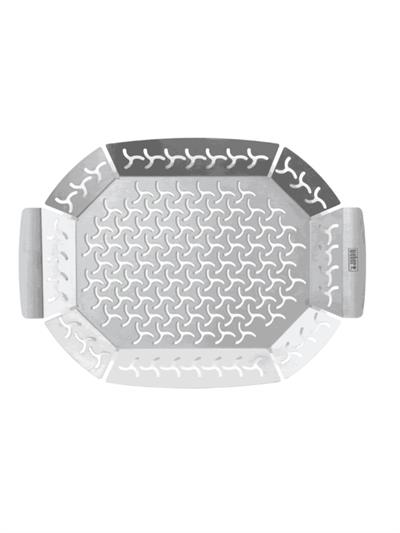 Weber Premium Grilling Basket 6678 Paslanmaz Çelik Tel | Derin Sepet Tasarımı | Çok Yönlü Pişirme 26x36 cm