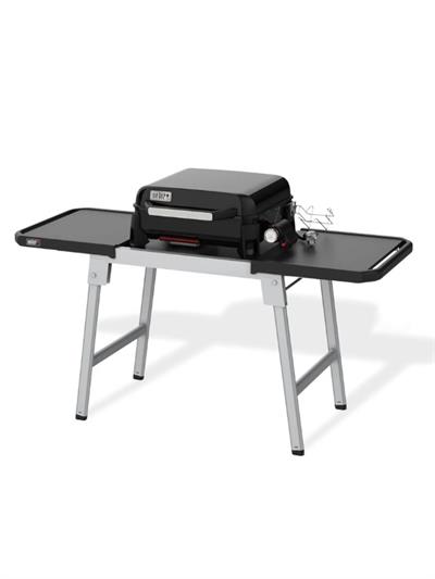 Weber Premium Katlanabilir Griddle/Raft Masası – 43/56 cm Slate, Pulse ve Q Serisi Uyumlu (Model: 3400154)