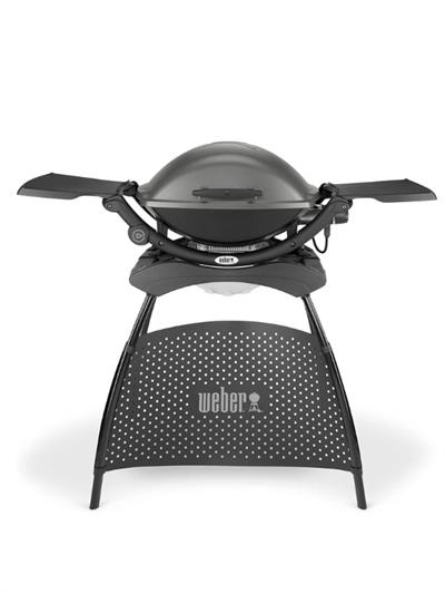 Weber Q 2400 Elektrikli Izgara + Stand Seti – 2 200 W | 54 × 39 cm | Balkon & Karavan Dostu