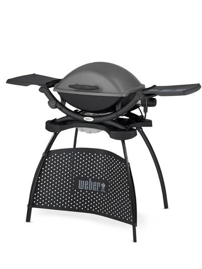 Weber Q 2400 Elektrikli Izgara + Stand Seti – 2 200 W | 54 × 39 cm | Balkon & Karavan Dostu