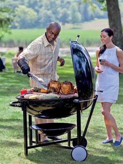 Weber Ranch® Kettle 94 cm Kömürlü Barbekü – Ø 94 cm | Gazsız dev kapasite