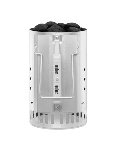Weber Rapidfire Chimney Starter 7416 – Köz Başlatma Aparatı Büyük Çelik Konik Izgara | Ergonomik Sap | Gazsız Ateş Yakma