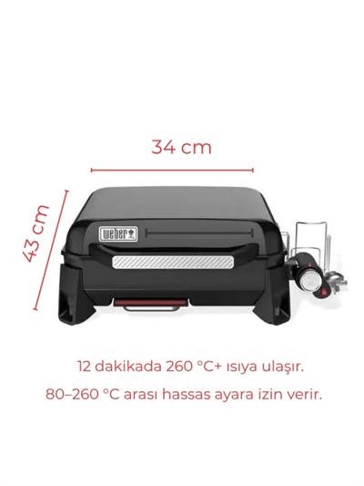Weber SLATE™ GP 43 cmTaşınabilir Gaz Plancha 