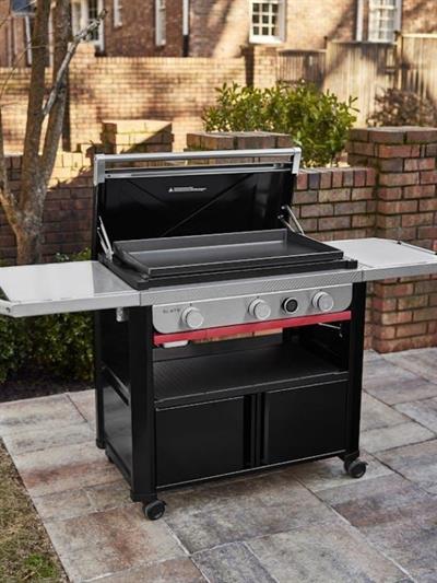 Weber SLATE™ GPD 76 cm Premium Griddle – Side Burnerlı Plancha